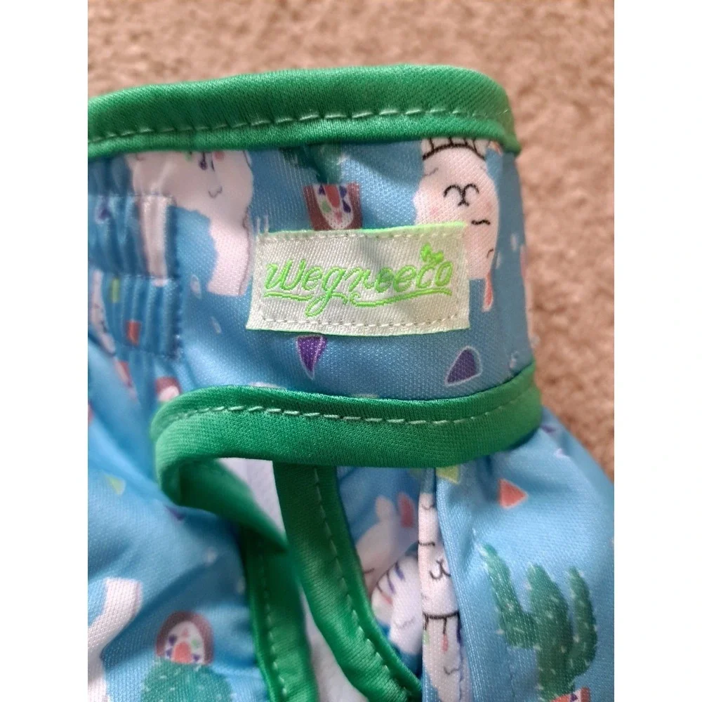 Wegreeco Washable Male dog diapers Reusable Waterproof Washable Diaper Skirt  L